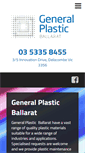 Mobile Screenshot of generalplastic.com.au