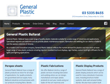 Tablet Screenshot of generalplastic.com.au